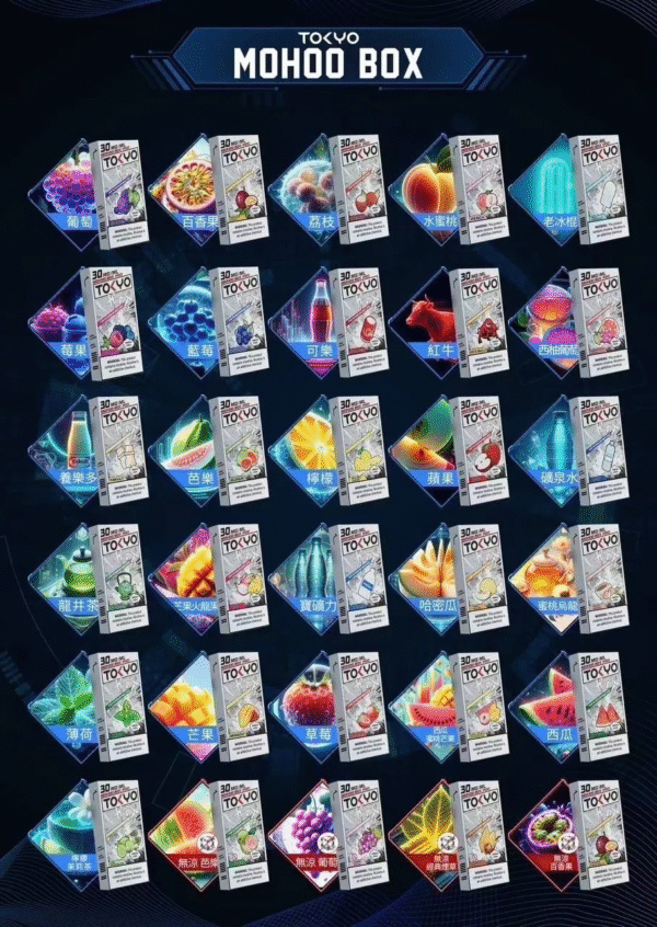 TOKYO東京魔盒煙彈 / 高質感12ml大容量 / 只適用魔盒主機【滿5盒送1盒隨機口味】