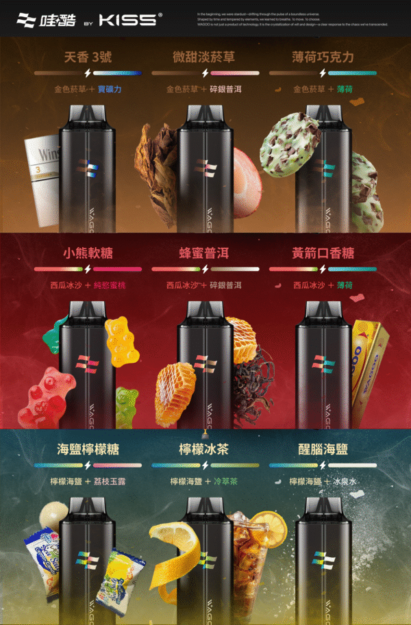 新品上市【WAGOO❣️哇酷拋棄式6500口❣️】by KIS5 的高端品牌 【滿10送1】