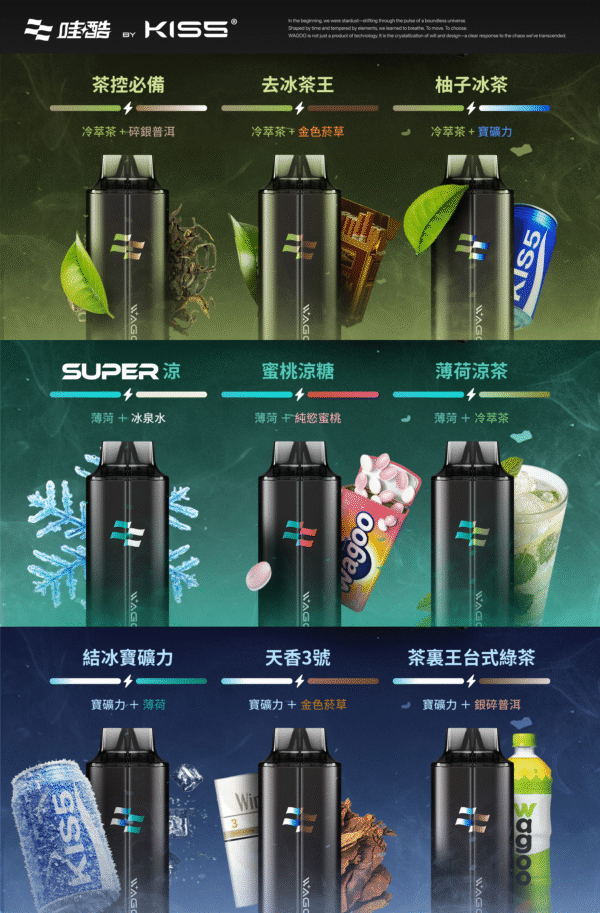 新品上市【WAGOO❣️哇酷拋棄式6500口❣️】by KIS5 的高端品牌 【滿10送1】